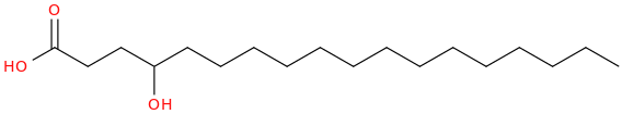 Octadecanoic acid, 4 hydroxy 